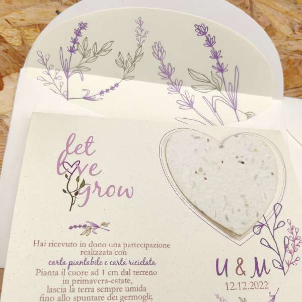 invito carta piantabile